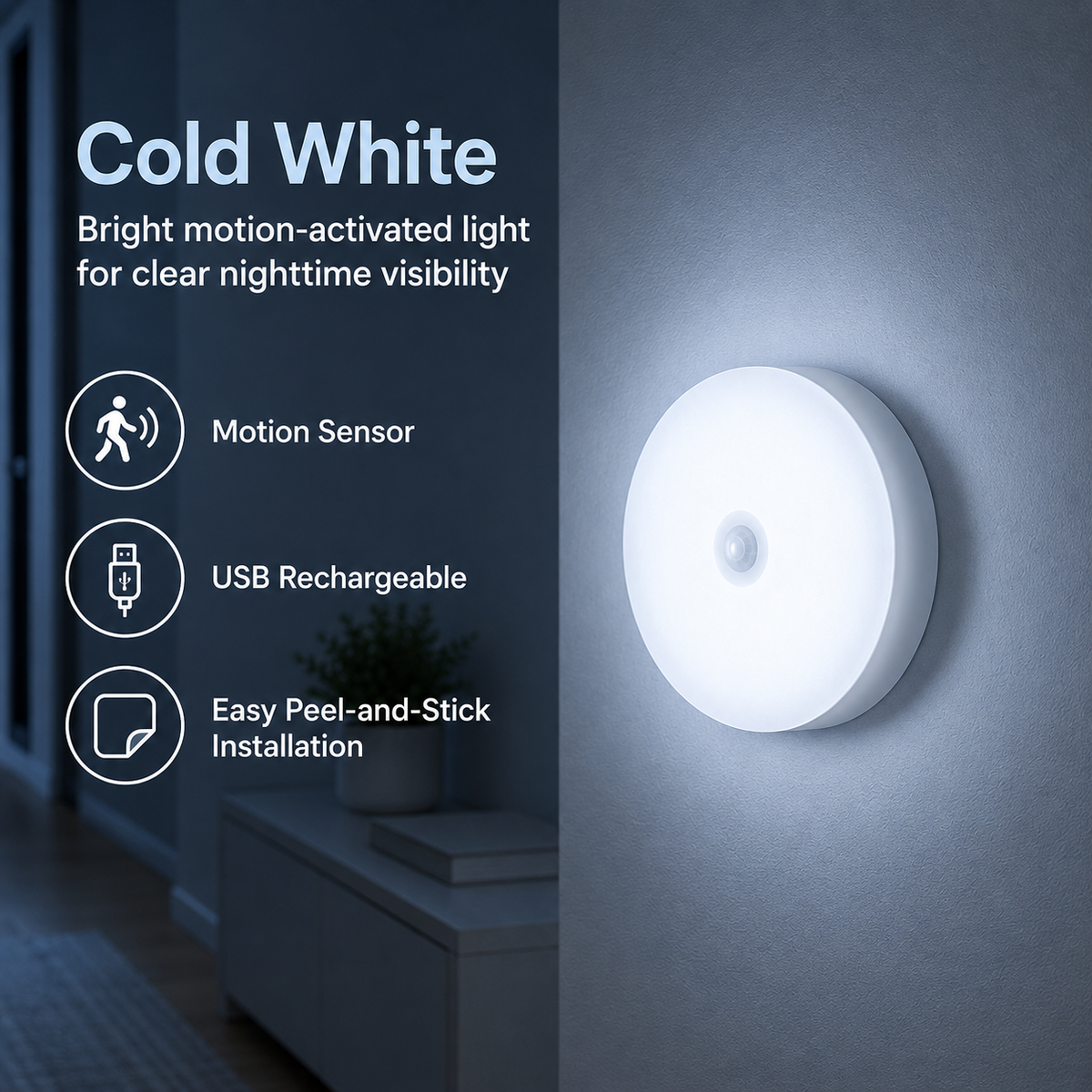 Masvora GlowSense™ Motion Sensor Night Light