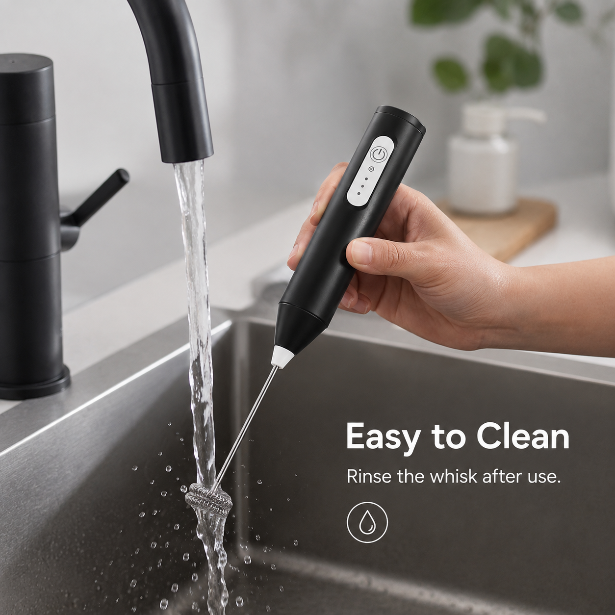 Masvora Rechargeable 3-Speed Milk Frother