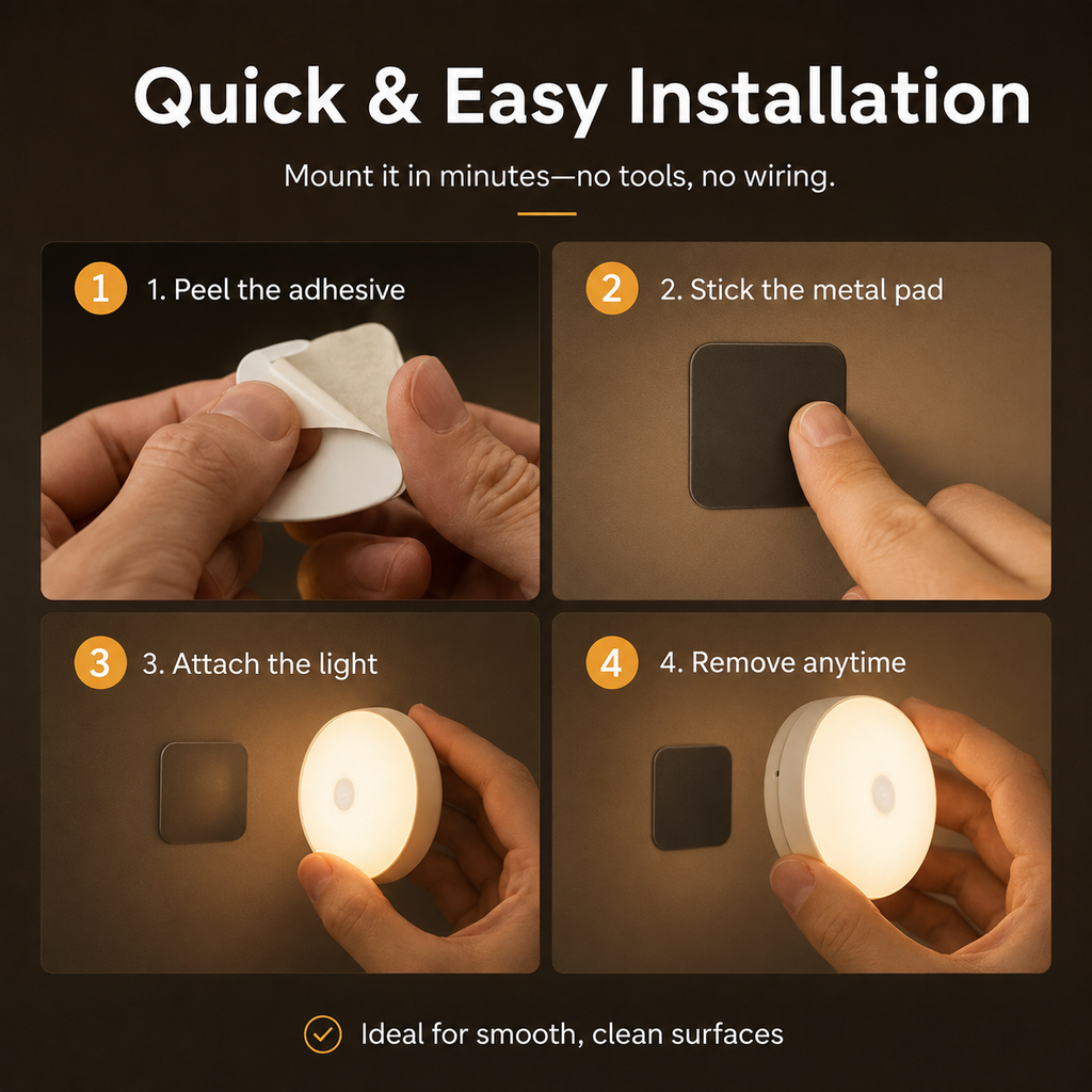 Masvora GlowSense™ Motion Sensor Night Light