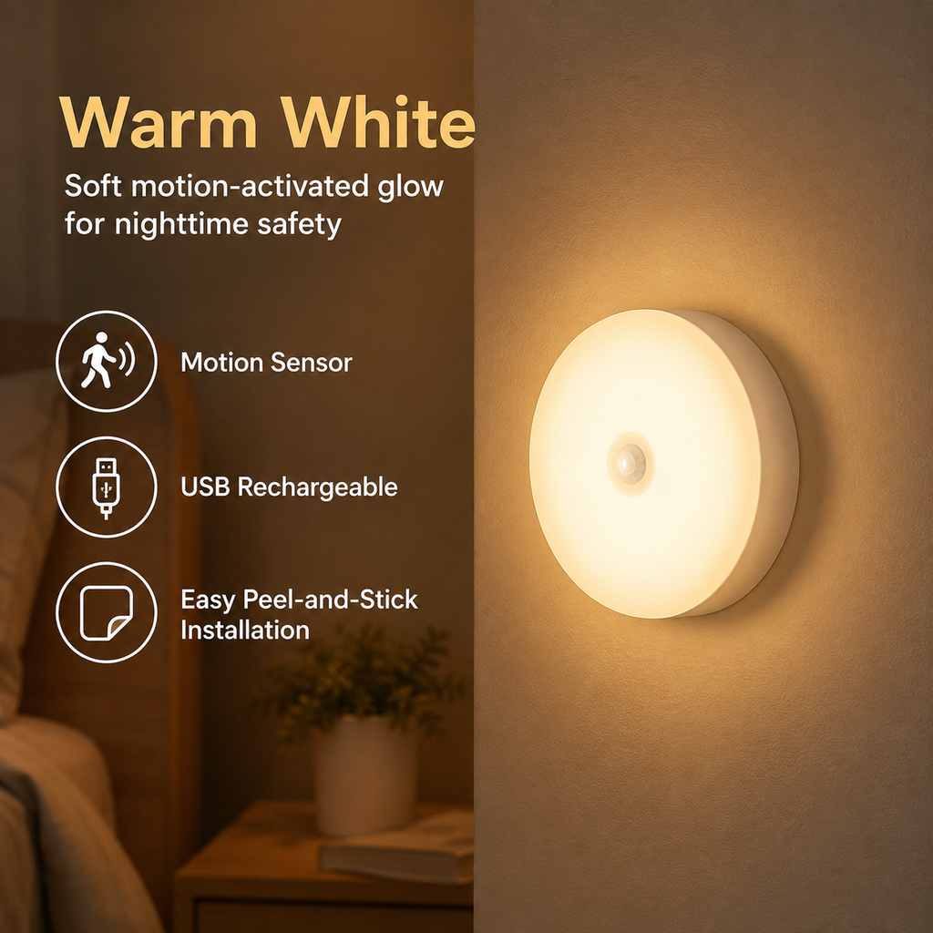 Masvora GlowSense™ Motion Sensor Night Light